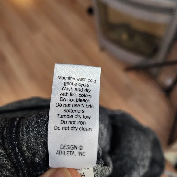 Athleta Heather Gray Exercise Stretch Activewear Leggings Pants Size 2X - Picture 8 of 8